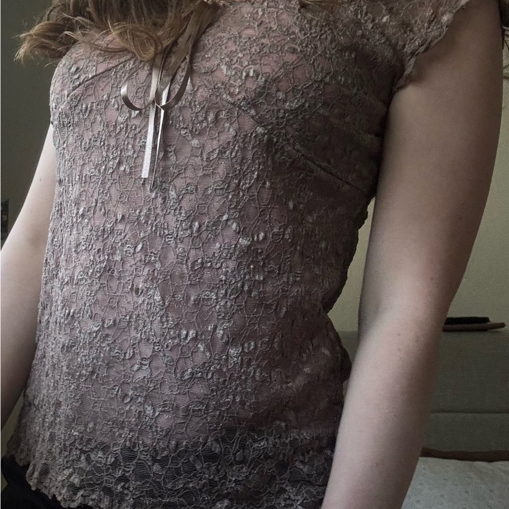 🌟SOLD🌟Vintage Y2K Muted Pink top
